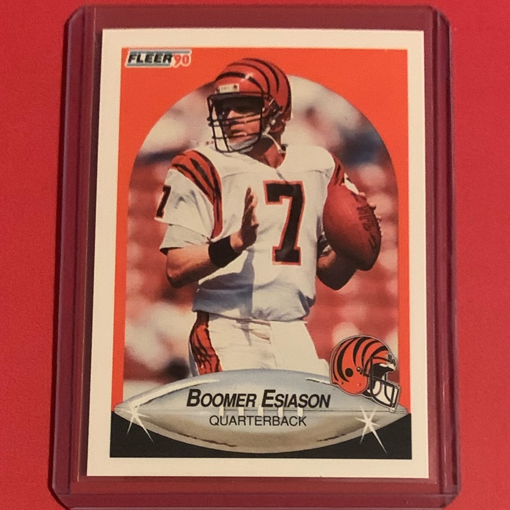 Boomer Esiason #214 1990 Fleer Football Trading Card
